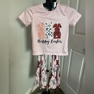 Kids Pink Easter Bunny Outfit